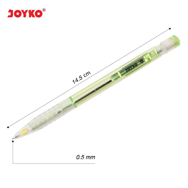 Mechanical Pencil / Pensil Mekanik Joyko MP-07 MP-15/ 0.5 mm Grosir 12pcs