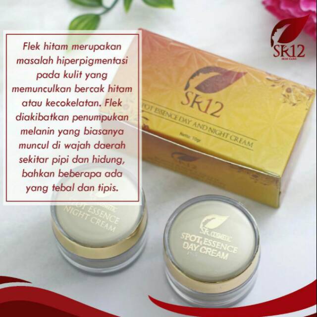 

SR12 Spot Essence Day and Night Cream perawatan flek hitam