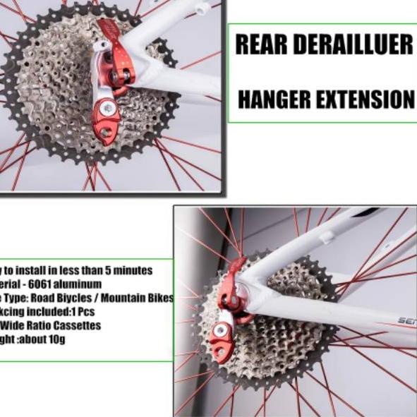 Trend Produk Bulan Roadlink Goatlink Adaptor Anting Rear End RD Hanger Extender untuk Sprocket besar
