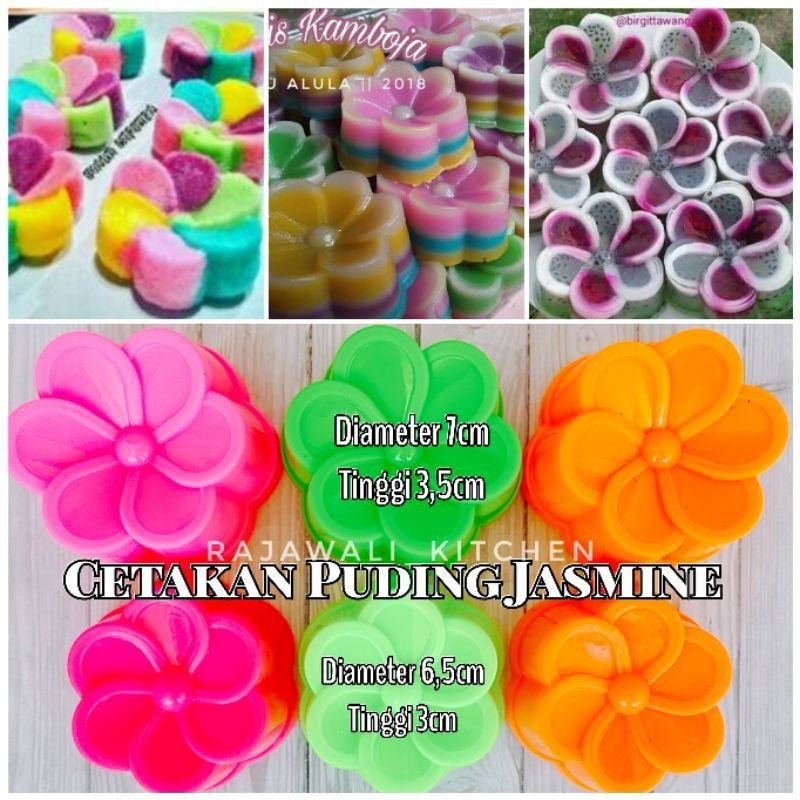 Cetakan Puding Bunga Jasmine Melati Kamboja