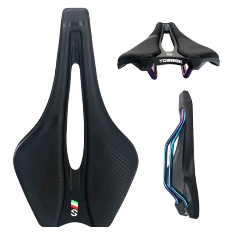 Saddle Toseek Bike Body Geometry Ergonomic Cocok Mtb Roadbike Cyclo Cross Sadel Sadle Jog Jok Sepeda Road Bike