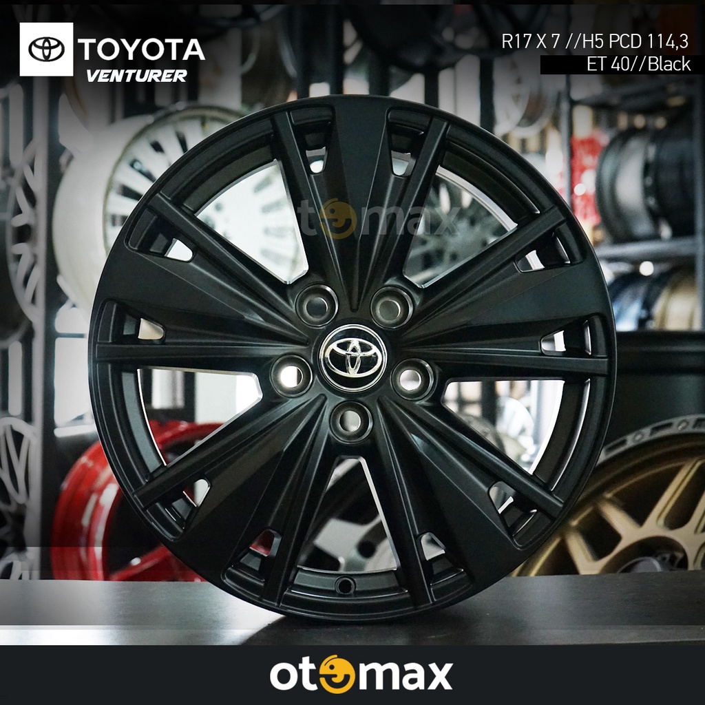Velg Mobil Innova Venturer Ring 17 - Black Matte