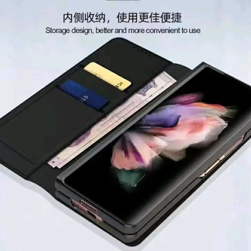 Samsung Z Fold 2 Fold2 Flip Case Hard Spigen Dompet Sarung Book Cover