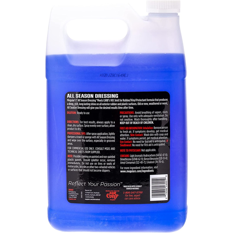 Meguiars All Season Dressing D16001 3,78 Liter