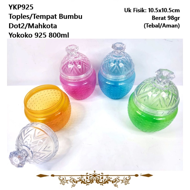 Toples Mini/Tempat Bumbu Yokoko YKP925