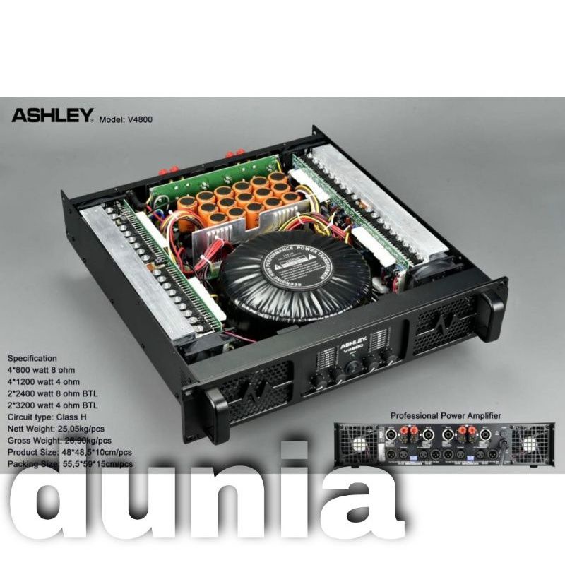 Power Ashley V4800 (4 Channel) Original Ashley V 4800