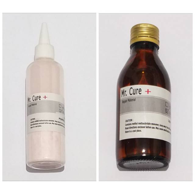 Mr. Cure Powder + Mr. Cure Liquid Cair Self Curing SC Self Cure 1 Set & Mr Cure Powder dan Mr Cure L