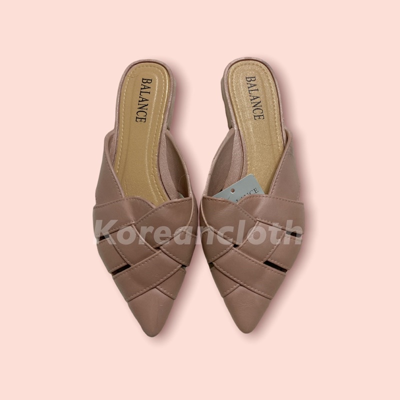 Balance C221 Sandal Wanita Mules Cantik Sandal Jelly Karet Import