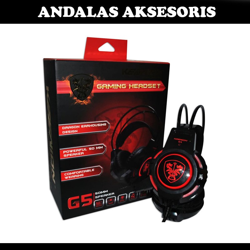 Keenion G8 Headset Gaming LED Light