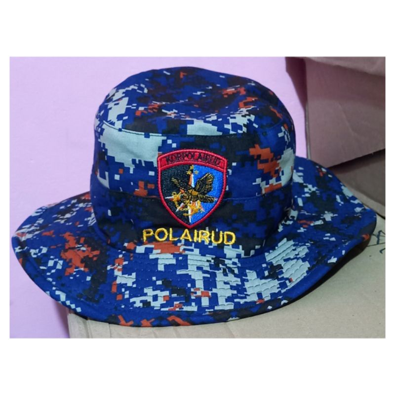 TOPI RIMBA LORENG AIRUD ORIGINAL 100% | POLRI