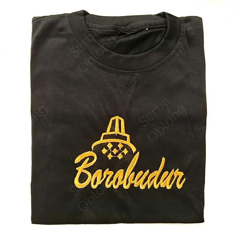 Kaos Borobudur Kaos Oleh Oleh Borobudur Motif Bordir