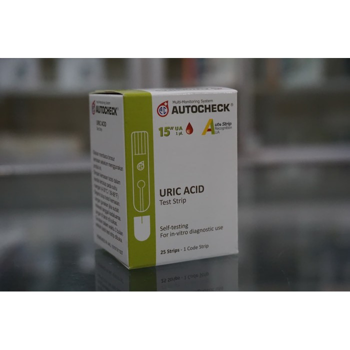 AUTOCHECK URIC ACID - TEST STRIP ASAM URAT AUTOCHECK ISI 25 STRIP