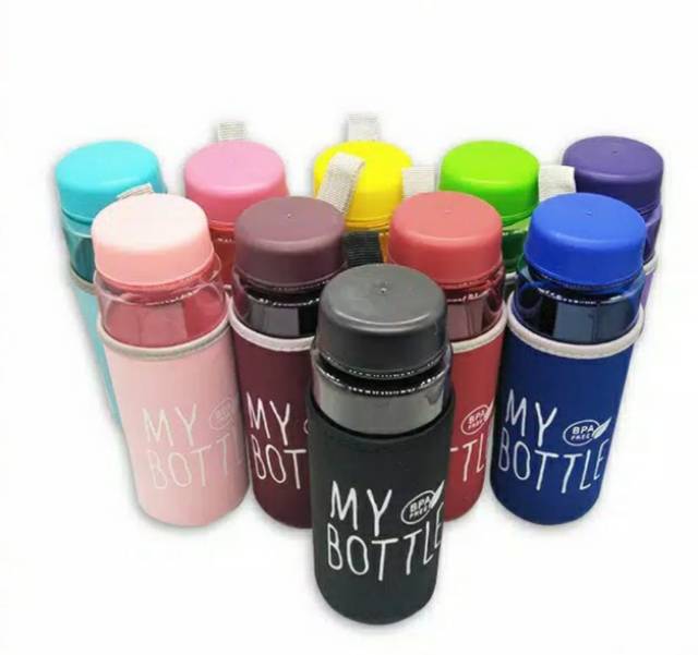 My Bottle Sarung Pouch Botol Minum Busa Warna BPA Free BD15