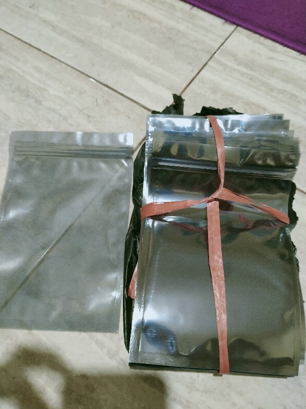 13 X 20 Min100pcs Kantong Kemasan Anti Non Static / Plastic Kabel Elektronik / Plastik Ziplock