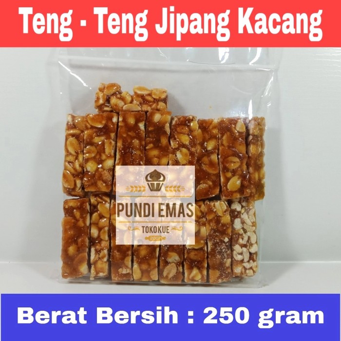 Jipang Kacang 250gr / Teng Teng Kacang Karamel