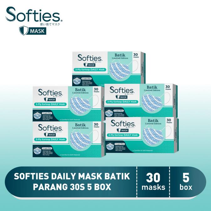 Softies Daily Mask 30s 5 Box