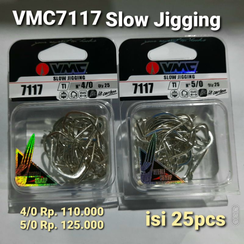 Mata Pancing Slow Jigging VMC 7117 isi 25pcs