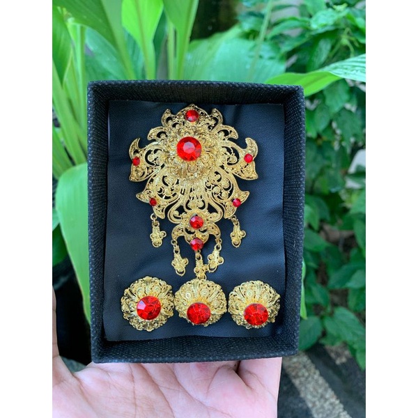 Set Bros Alpaka Bali Murah | Bros Kebaya