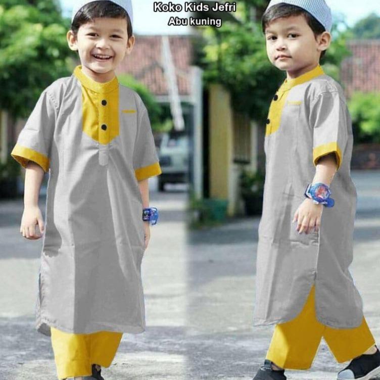 BEFAST - ZTL OOTD Baju Koko Anak JIHVA / SET ANAK KOKO JAFRI / Pakaian Anak Laki-Laki / Setelan Baju Kokoh / Baju Ngaji Anak Laki-Laki / Keluaran Terbaru 2022 / Fashion Muslim Anak Casual / Baju Kokoh Polos Terlaris