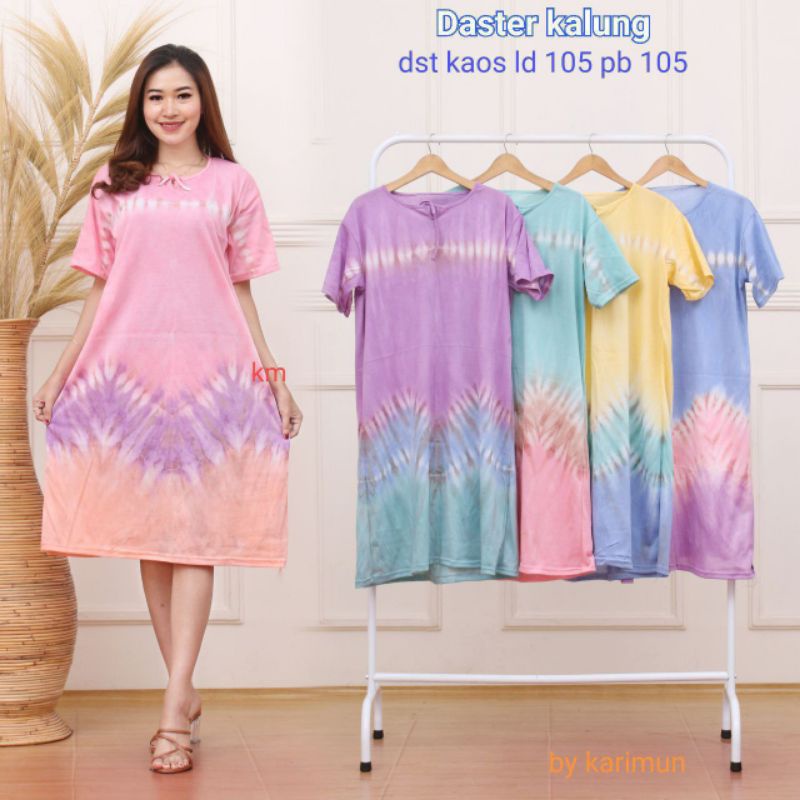 DASTER KAOS JUMBO LD 130 LENGAN PENDEK MODEL TALI NON BUSUI ADEM