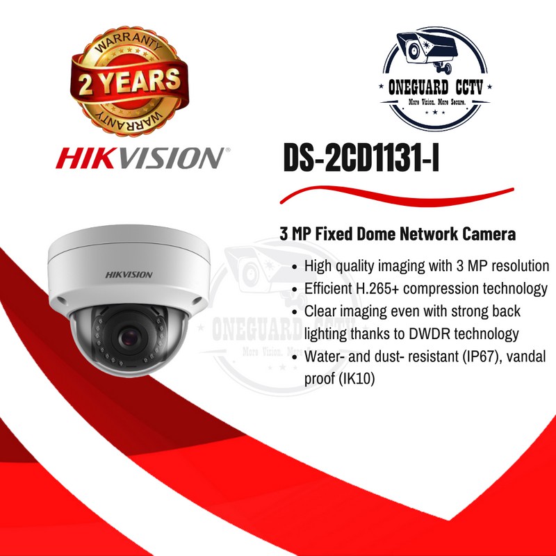 DS-2CD1131-I HIKVISION IPC 3 MP DOME