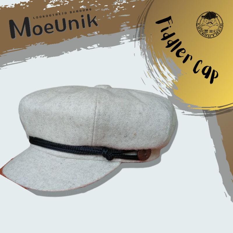 topi keren pria wanita fiddler hat