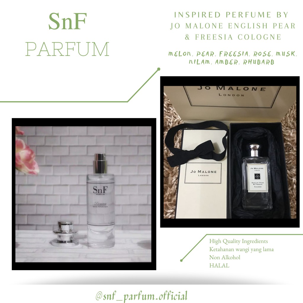 SnF PARFUM - Inspired Perfume By JO MALONE LONDON - For WOMEN