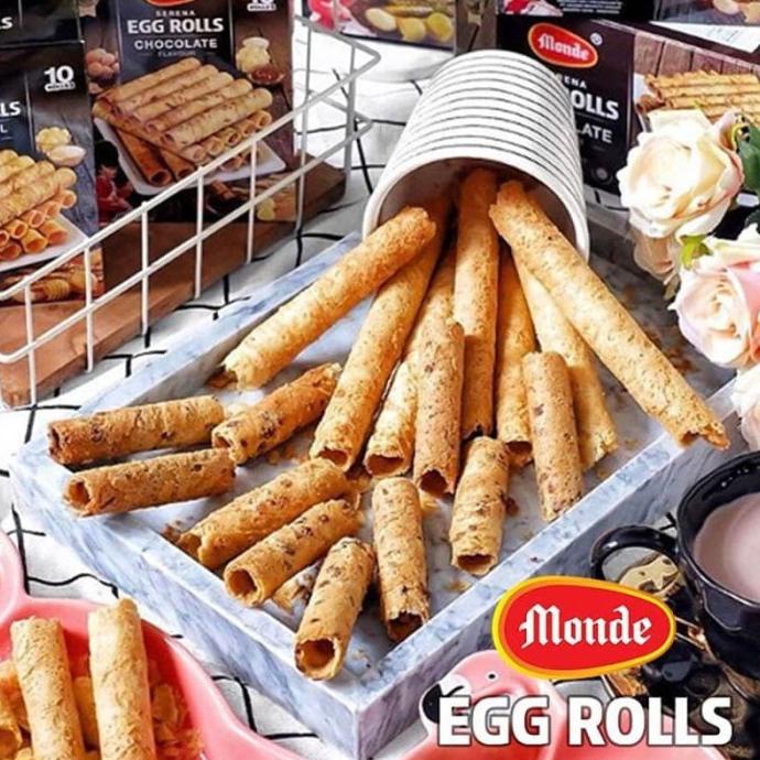 

MONDE SERENA EGG ROLL (KALENG) ORIGINAL 600GR - COOKIES BERBENTUK ROLL