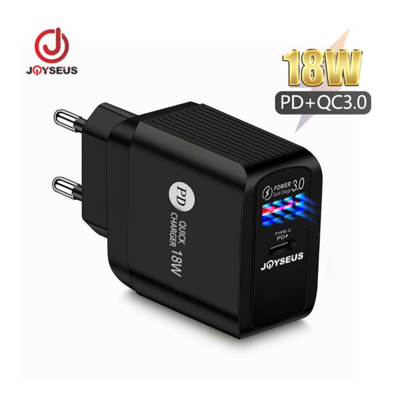 Joyseus T1PD Charger Dual port QC 3.0 PD 18W Fast Charging