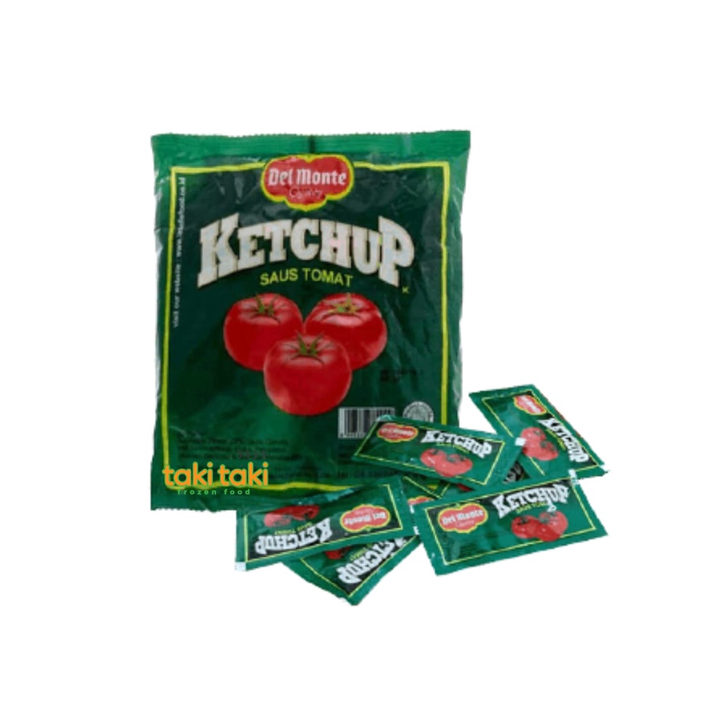

Delmonte Tomato Sachet 9grx24, saus tomat praktis, saus tomat kemasan sachet