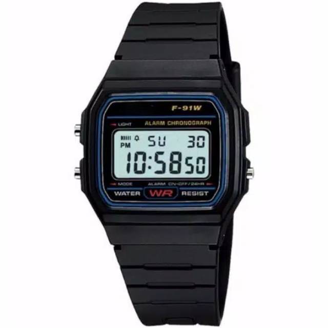 Jam Tangan Wanita/Pria Korea CS-100 Segi Digital Strap Rubber