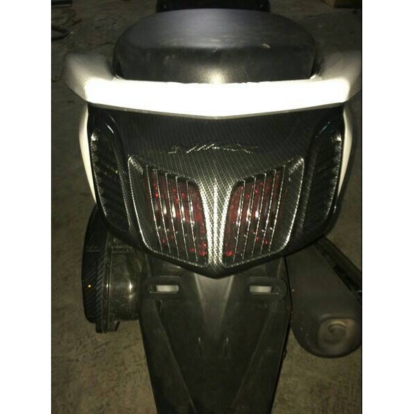 Cover Tutup Lampu Stop Nmax Karbon Tutup Lampu Stop Yamaha Nmax Karbon