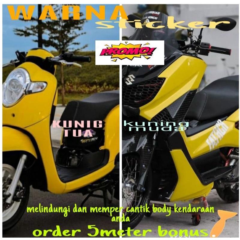 Sekotlet kuning lemon Setiker kuning lemon doff Scotlet kuning tua Sticker kuning lemon Skotlet kuni