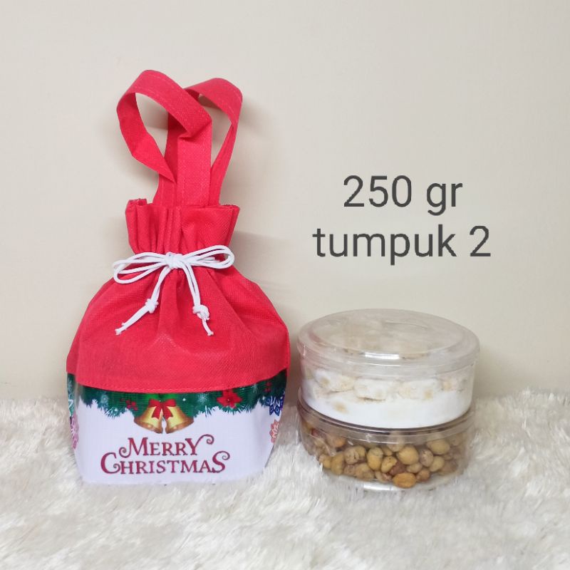 (250 gr) Tas Natal Tas Kue Kering Tas Spounbound Natal Hampers Natal Goodie Bag Natal