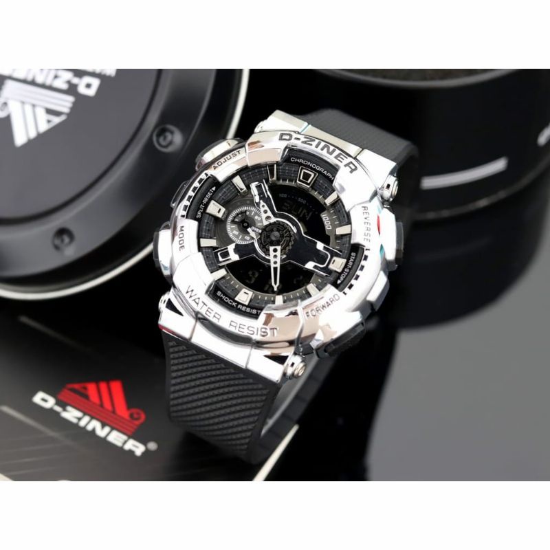Jam Tangan DZINER ORIGINAL DUALTIME FASHION PRIA