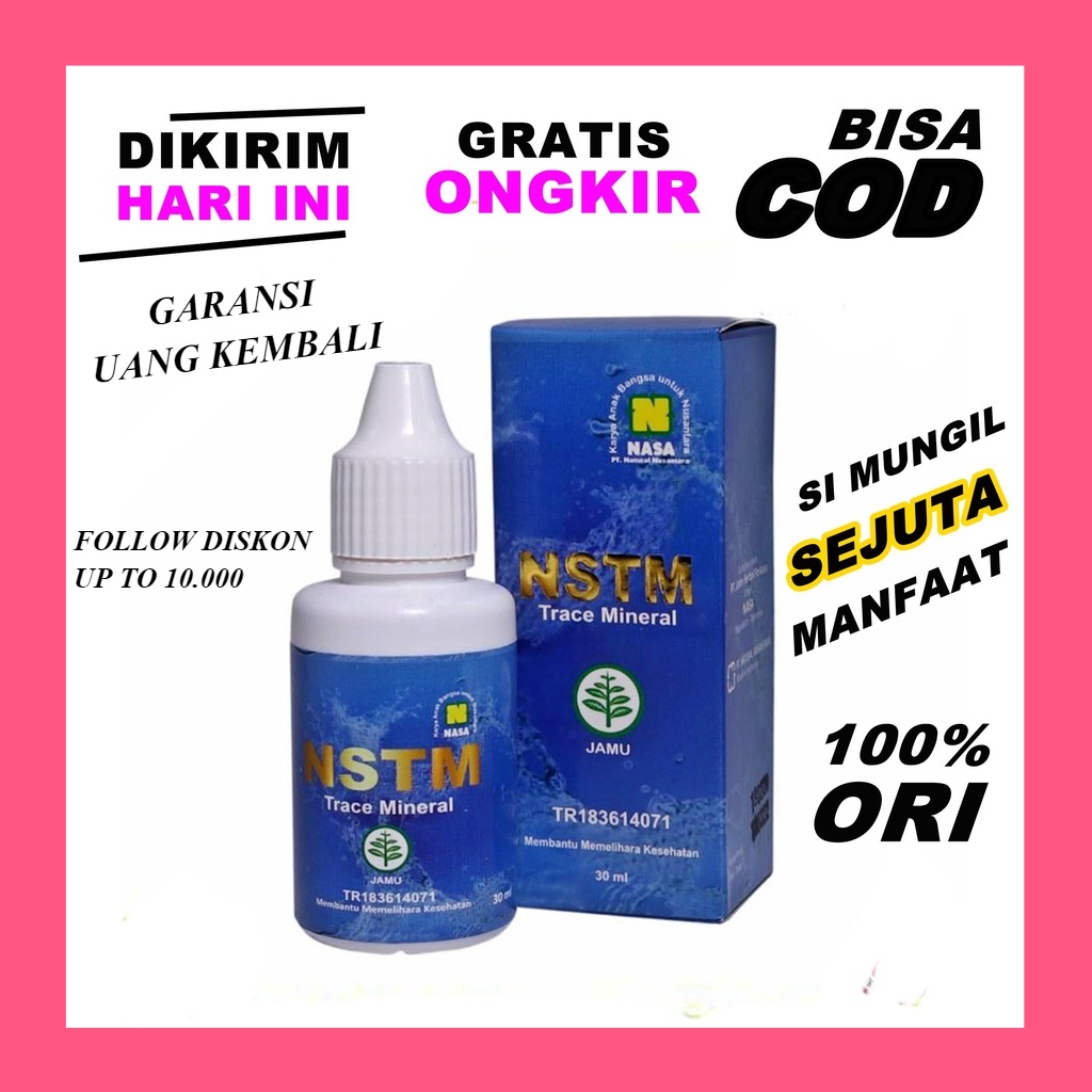 NSTM NASA TRACE MINERAL | NSTM NASA ORIGINAL  100% | NSTM PRODUK NASA TETES MATA