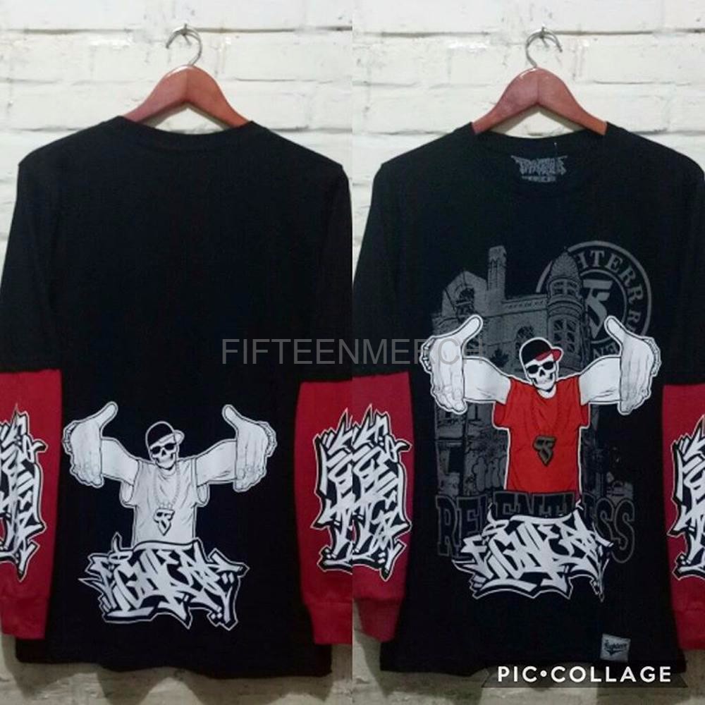 BAJU KAOS DISTRO ORIGINAL LENGAN PANJANG COWOK CEWEK KAOS KEREN KAOS