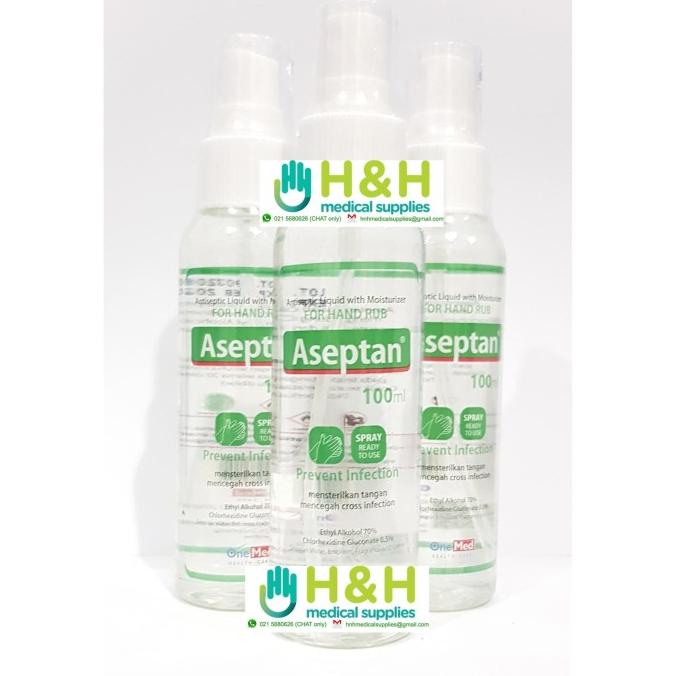 Aseptan Liquid Spray / Aseptan Liquid 100 ml / Hand Sanitizer