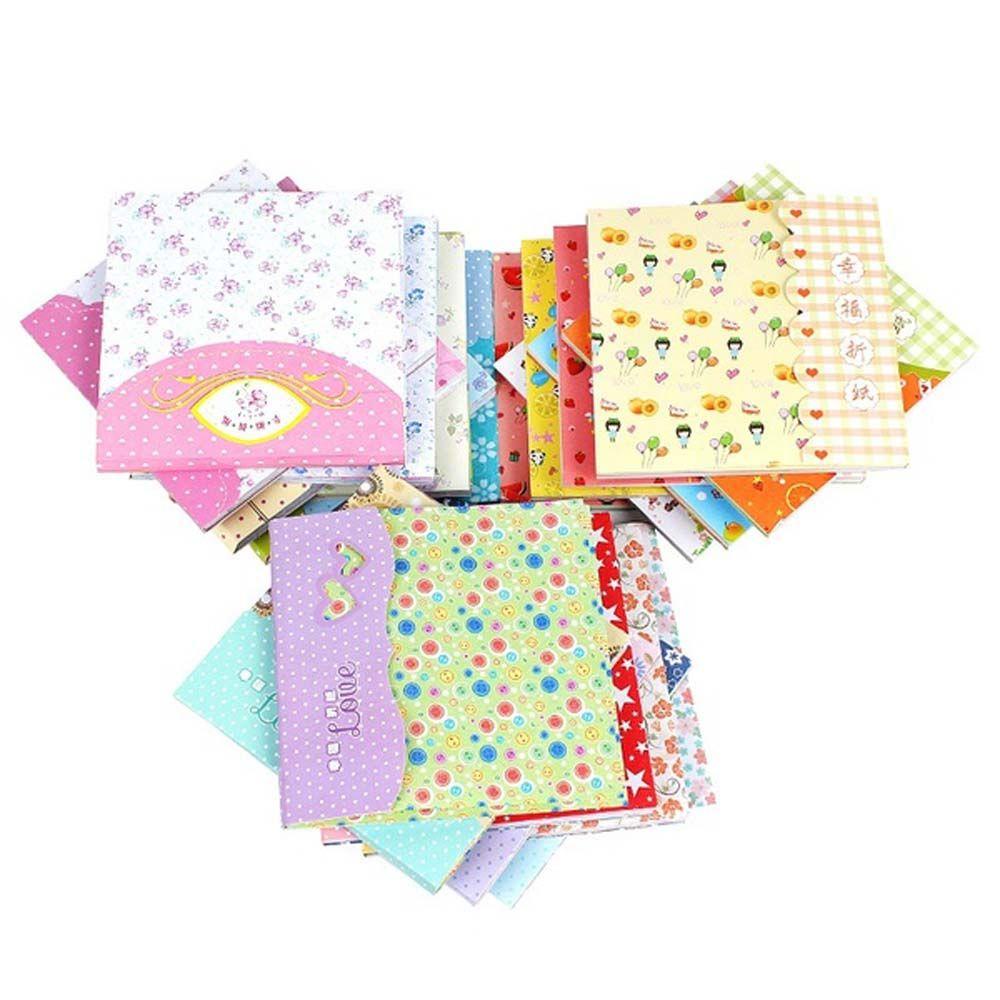 Lanfy Kids Origami Fruit Colorful Scrapbooking Square Crane Dekorasi Kertas Lipat