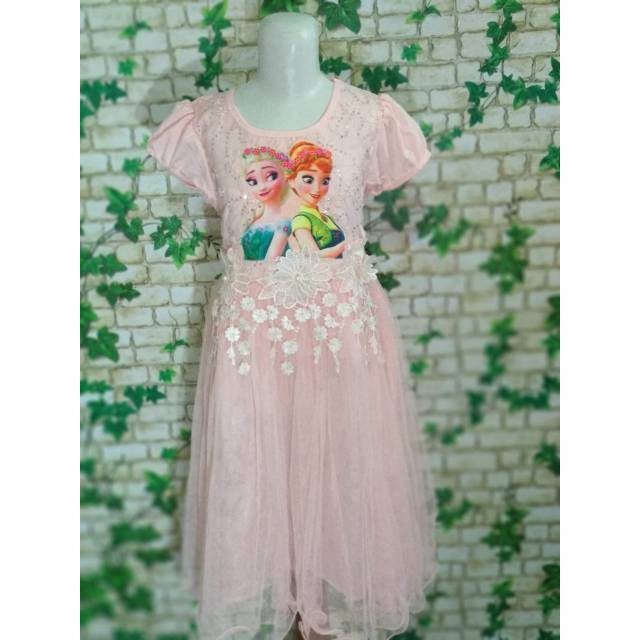 Baju pesta frozen