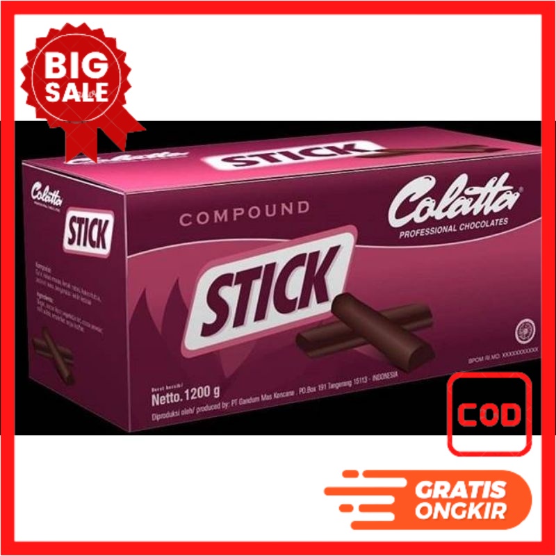 

COKLAT STICK COLATTA REPACK 100GRAM DAN 200GRAM PROMO