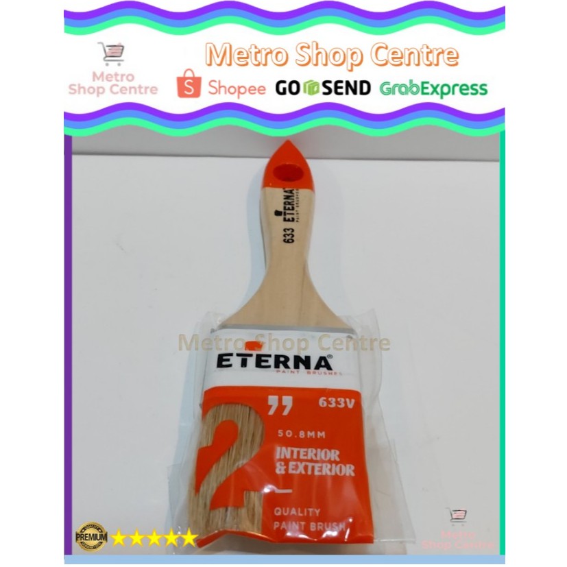 

Eterna - Kuas Cat (Paint Brush) 2" (2 inch / 2 inci) 633 V 50.8 mm