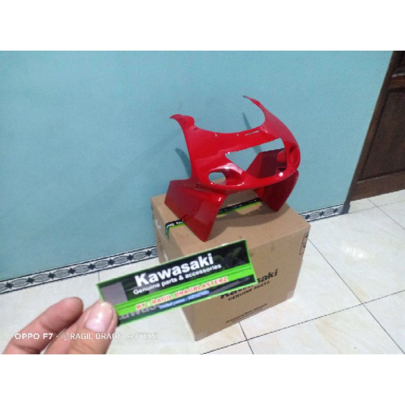 fairing atas ninja rr old merah cabe original Kawasaki