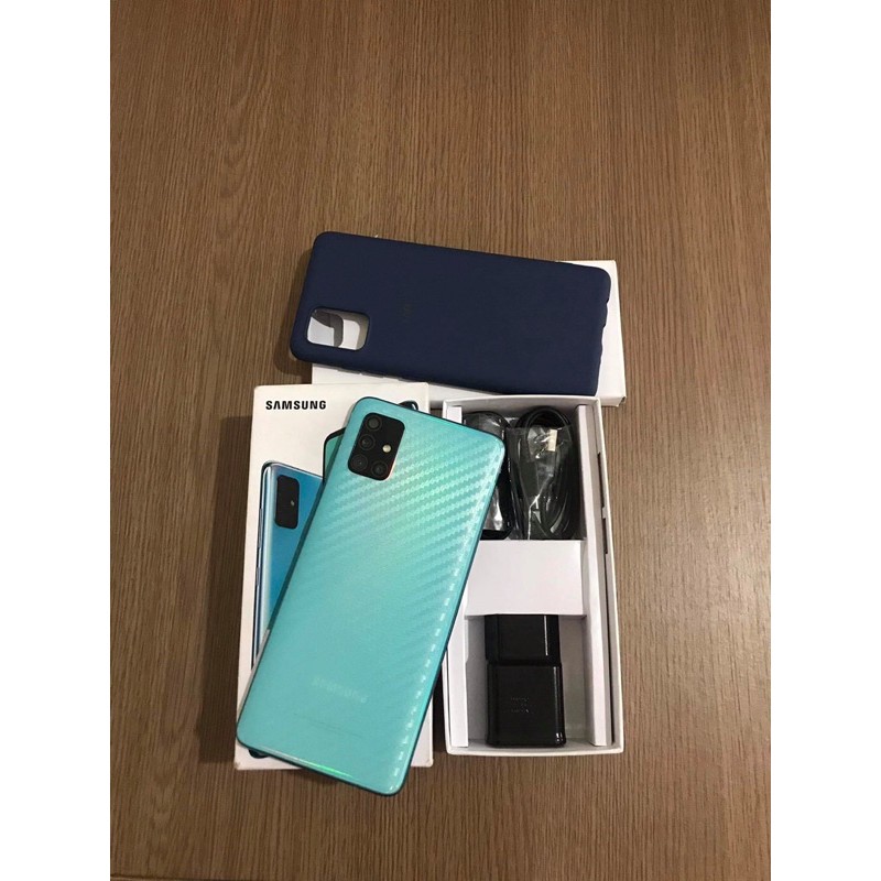 Jual HP Handphone Bekas Samsung A51 Ram 6/128gb Fullset Garansi HP Seken Second