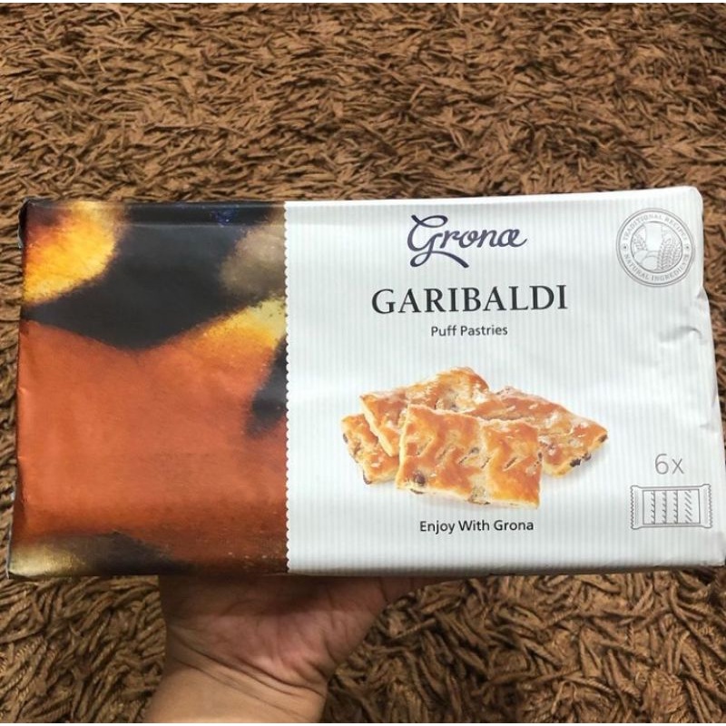 

GRONA PUFF PASTRIES GARIBALDI ISI 6 IMPORT SAUDI ARABIA ORIGINAL 354 GRAM