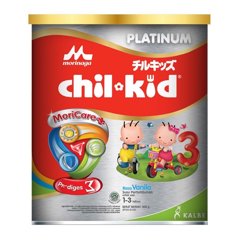 Morinaga Chil-Kid Platinum 3 Moricare+ 400gr [1-3 Tahun]