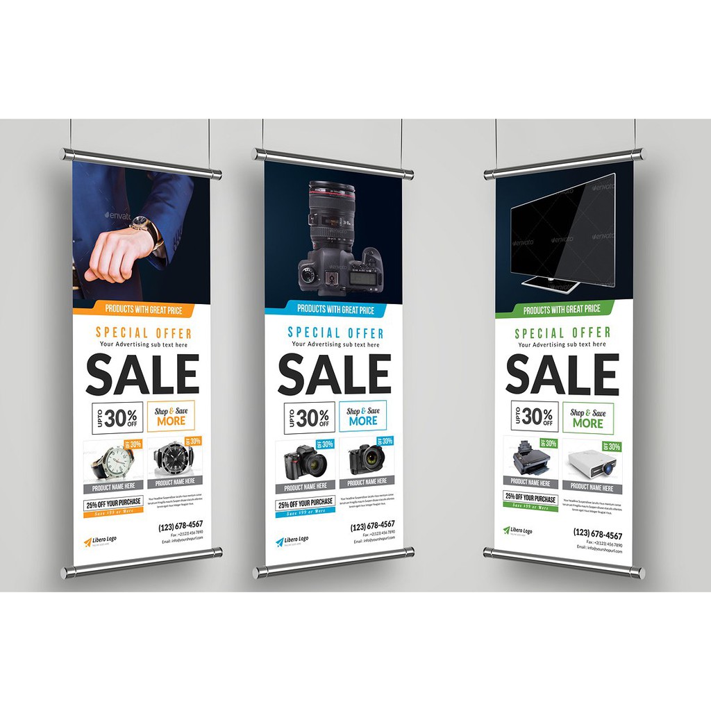 Corporate Roll Up Banner Pack - Photoshop