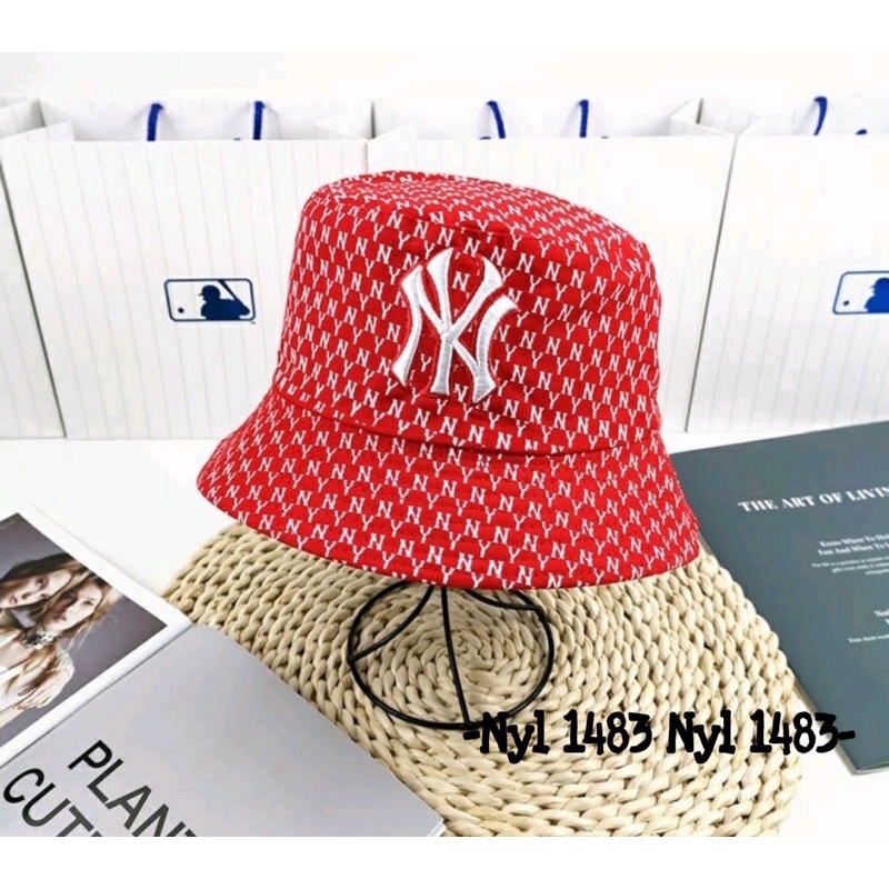 TOPI BASSEBALL BUCKET NY DEWASA BISA BULAK BALIK ~ UNISEX NY !!! TRENDY BUCKET