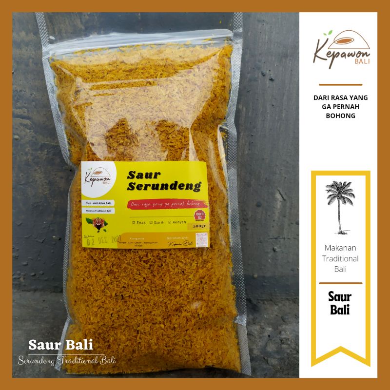 

SAUR / SERUNDENG BALI ENAK BIKIN NAGIH