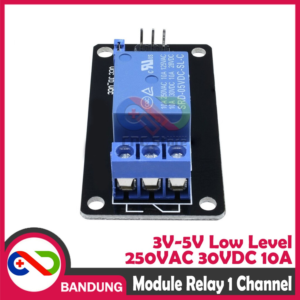 RELAY 1 CHANNEL RELAY 5V WITH OPTOCOUPLER PROTECTION FOR ARDUINO NODEMCU HIGH QUALITY